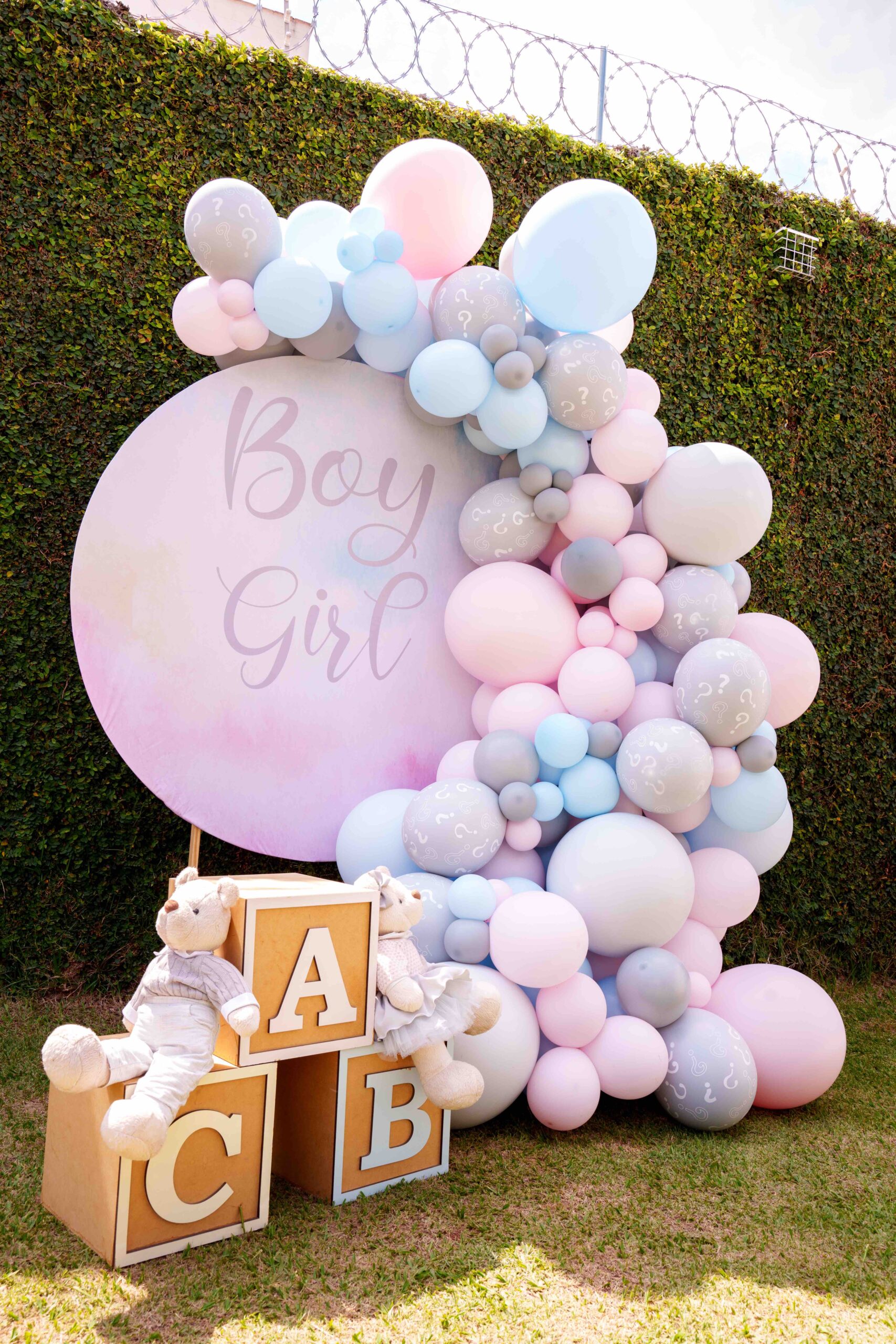 paleta de cores chá revelação boho