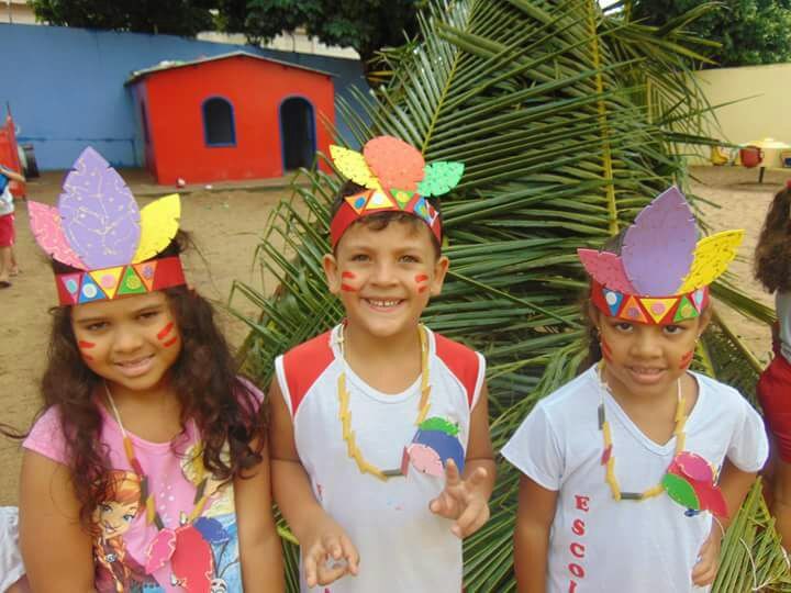 molde de cocar indigena para crianca