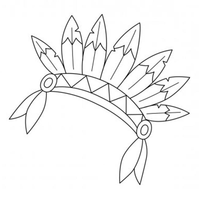 cocar de indio para imprimir pdf