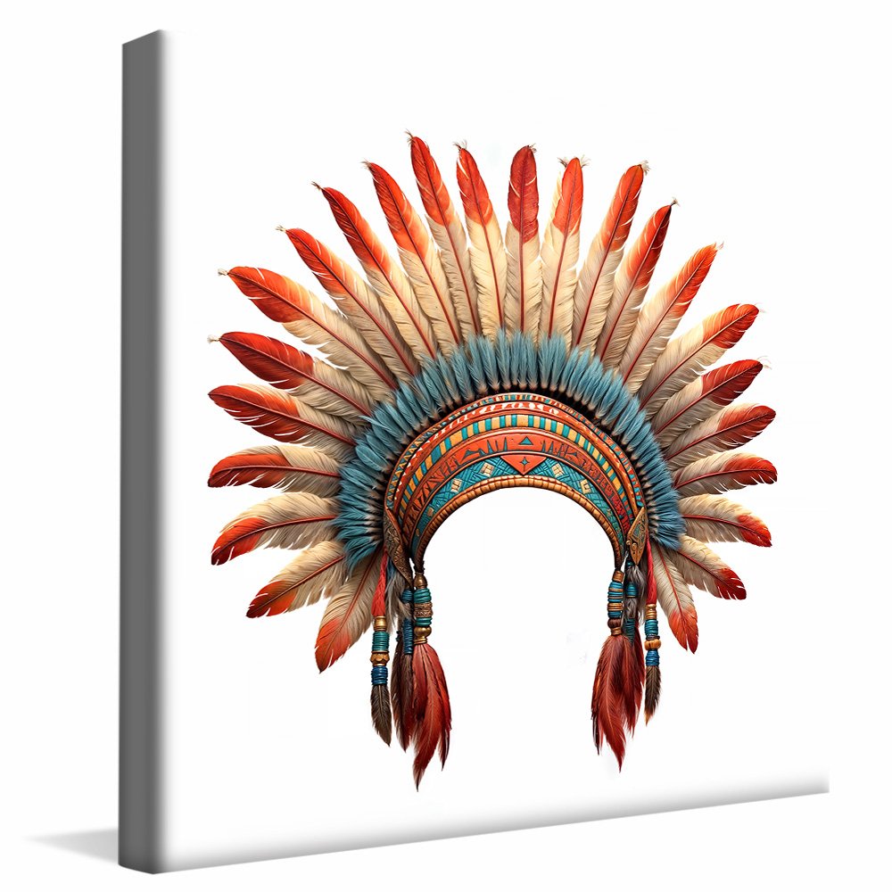 cocar indigena para imprimir