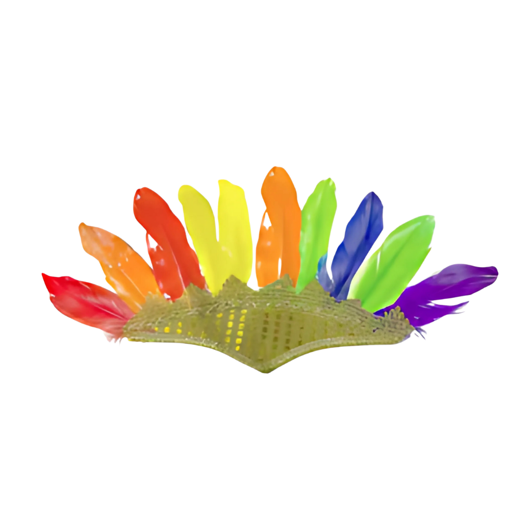 tiara de índio para imprimir