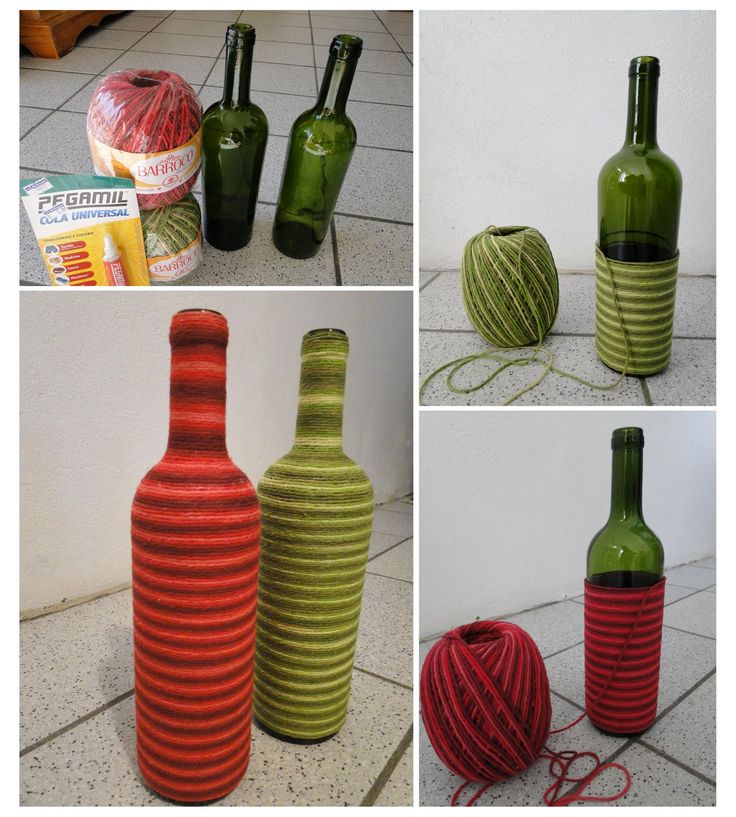 5 Ideias Criativas para Decorar Garrafas de Vidro com Tecido