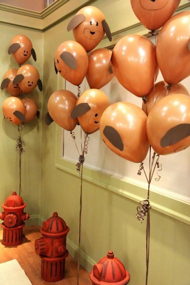 como decorar com bexigas