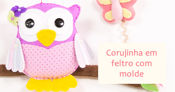 ideias criativas corujinha feltro lembrancinha maternidade