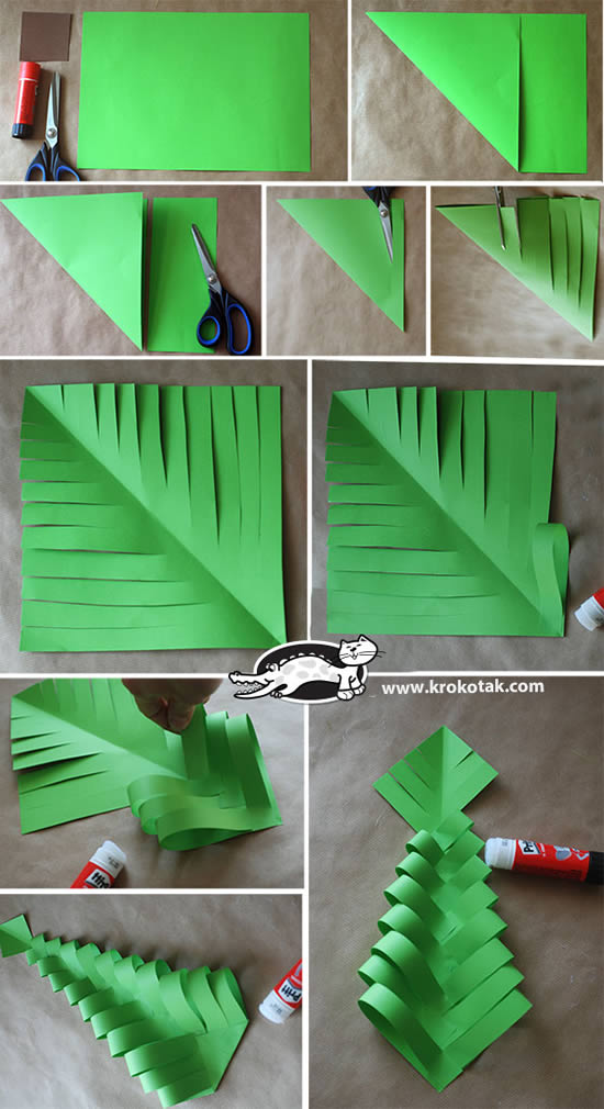 como fazer decoração de natal com papel