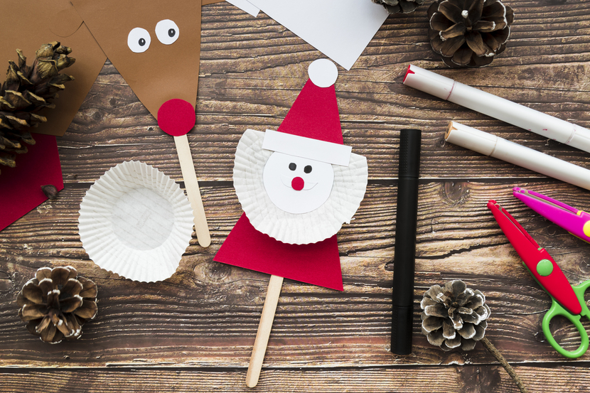 como fazer decoração de natal com papel