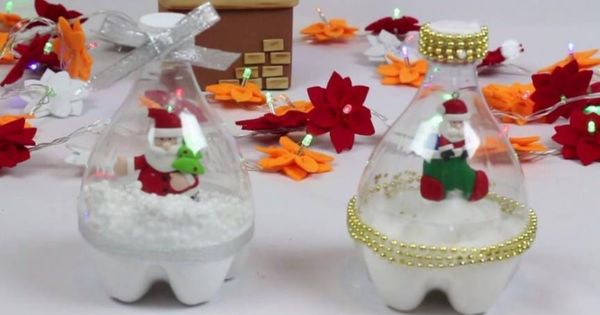 Decoração de Natal Econômica: Sinos de PET e Mais