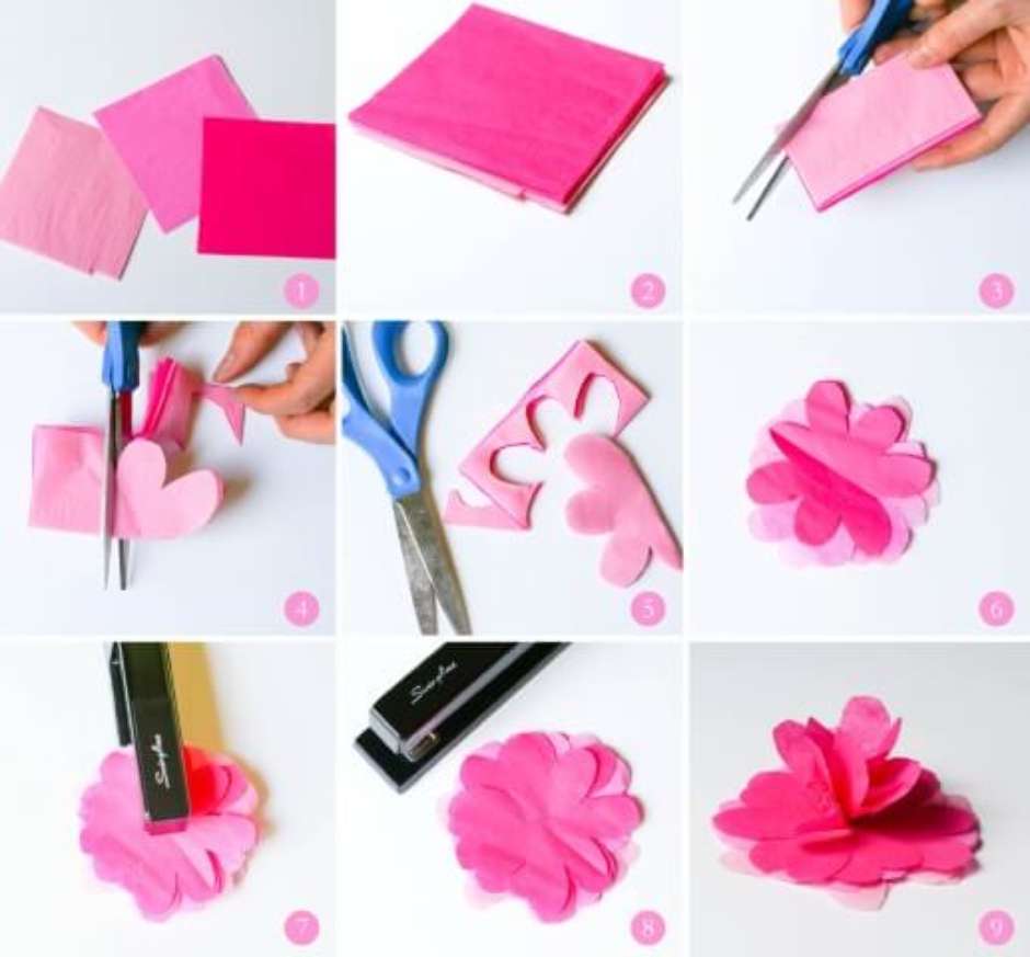 Comparativo: Papel de Seda vs. Papel Crepom para Flores Artesanais