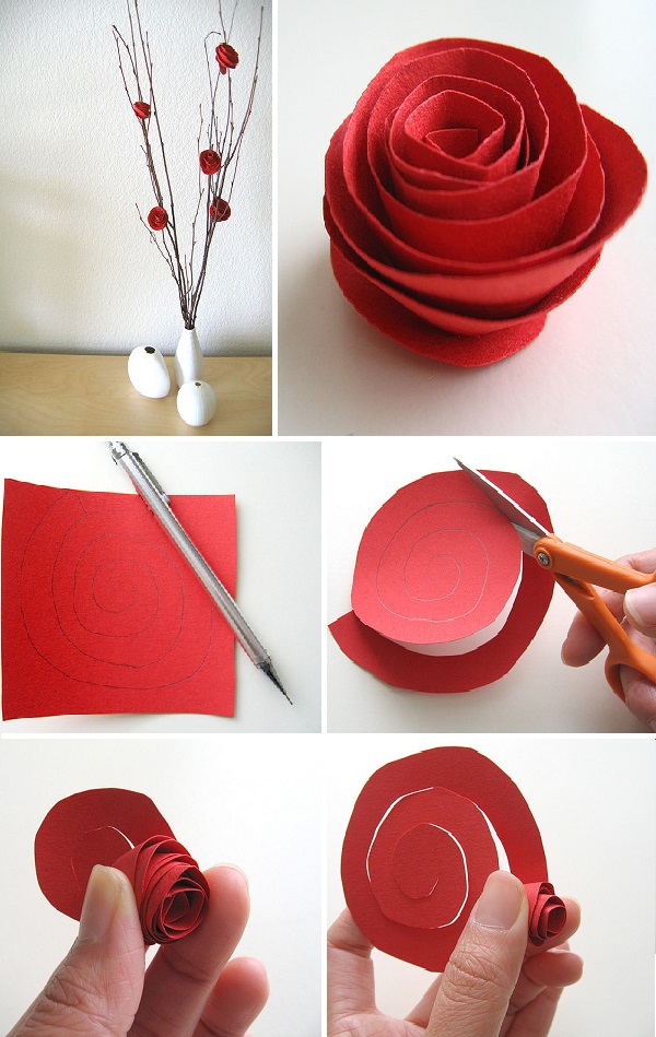 Ideias Criativas para Decorar Festas com Rosas de Papel de Seda