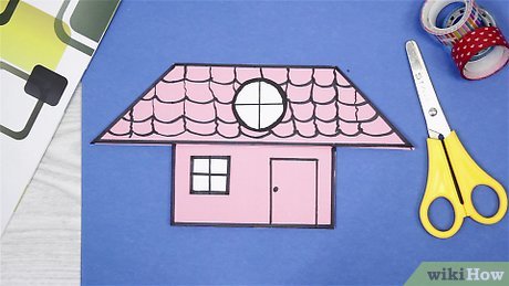 como fazer uma casinha de papel