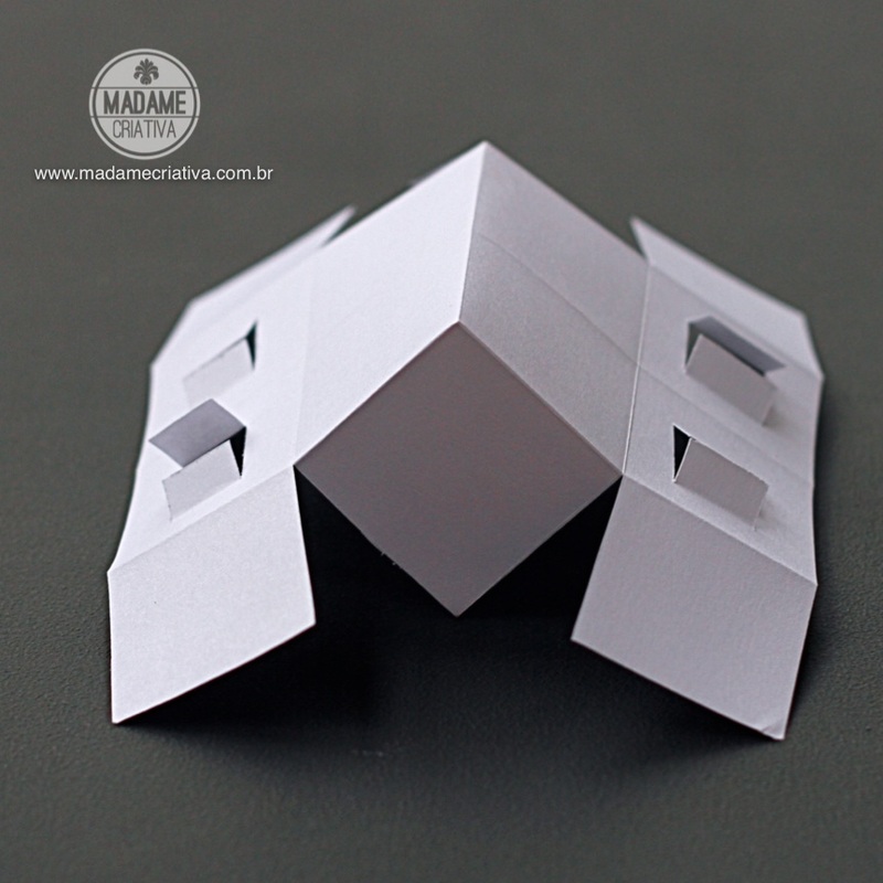 ideias criativas casinha de papel