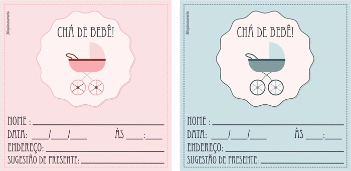 erros comuns ao criar convite cha de bebe feminino