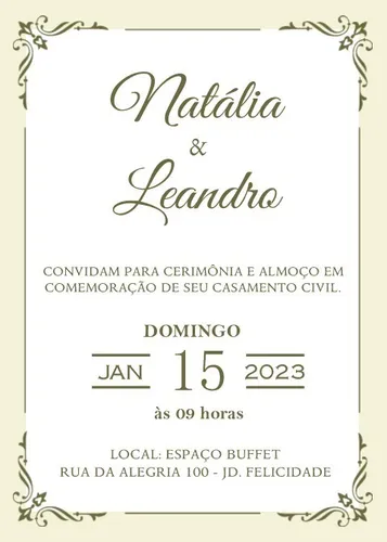 Guia completo: O que não pode faltar no seu convite de casamento