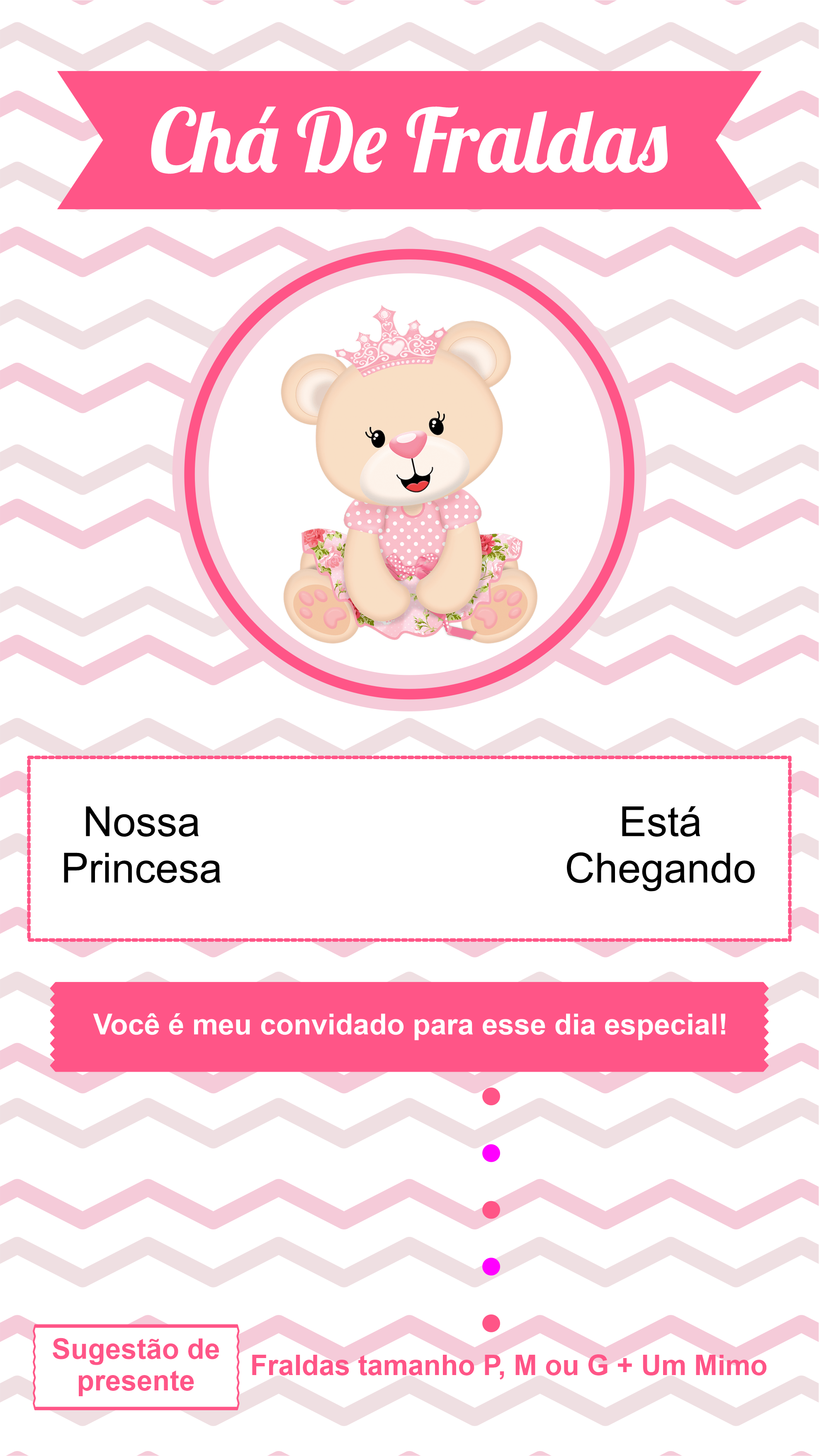 Checklist Essencial: O Que Não Pode Faltar no Convite do Chá de Fraldas