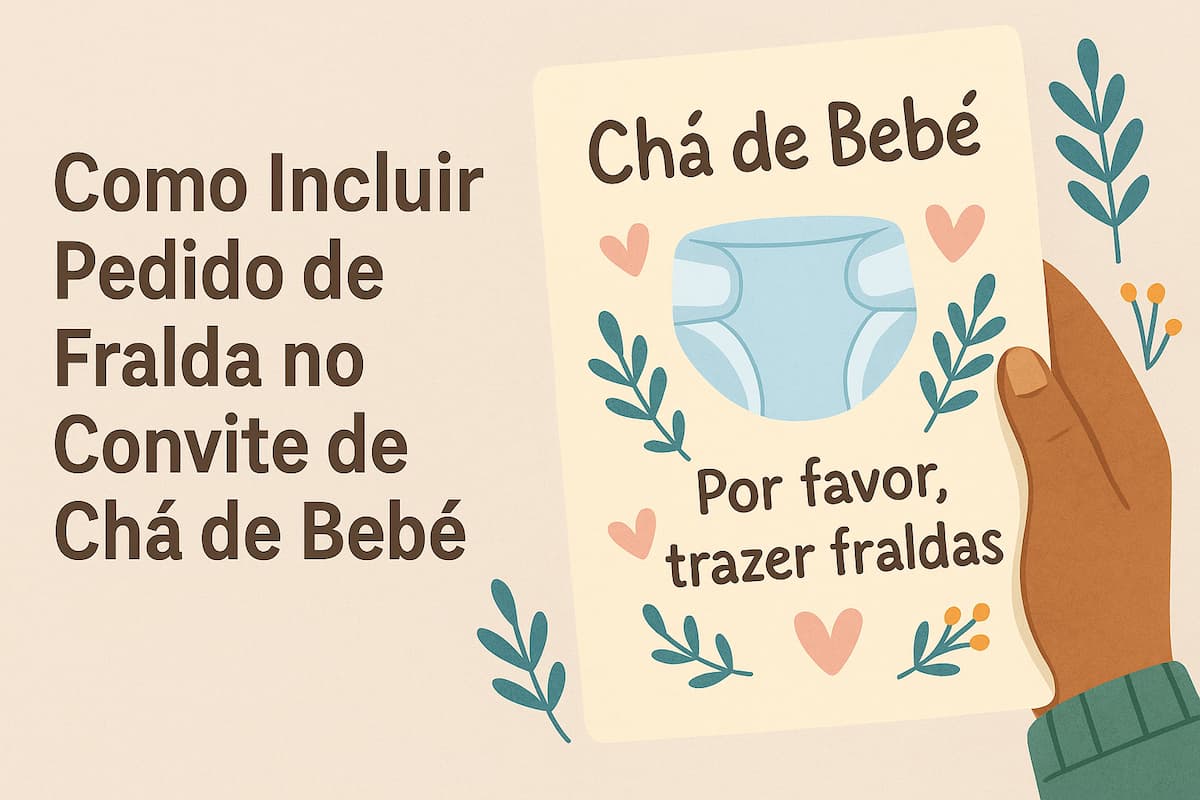 erros comuns convite cha fraldas