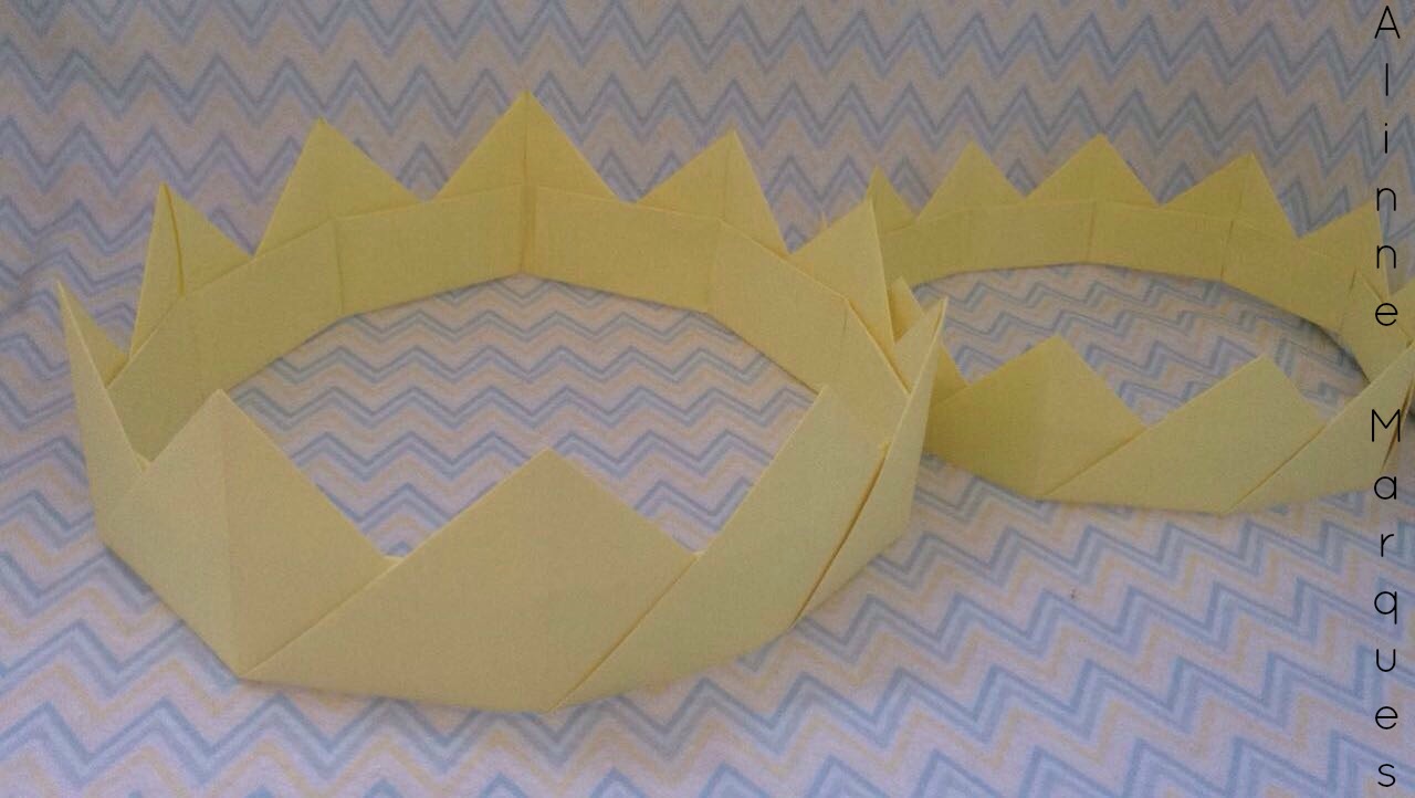 coroa de papel