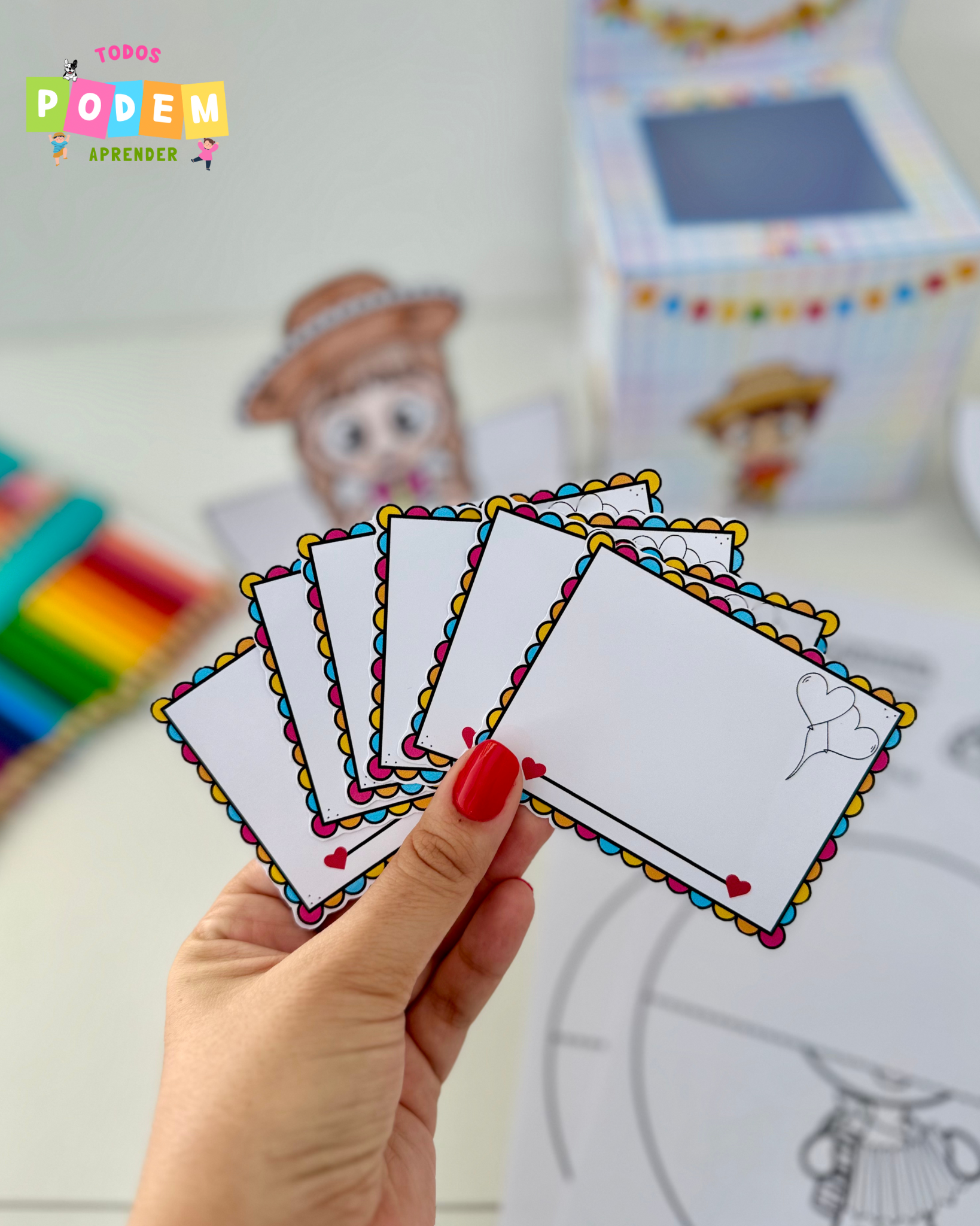 correio elegante infantil para imprimir
