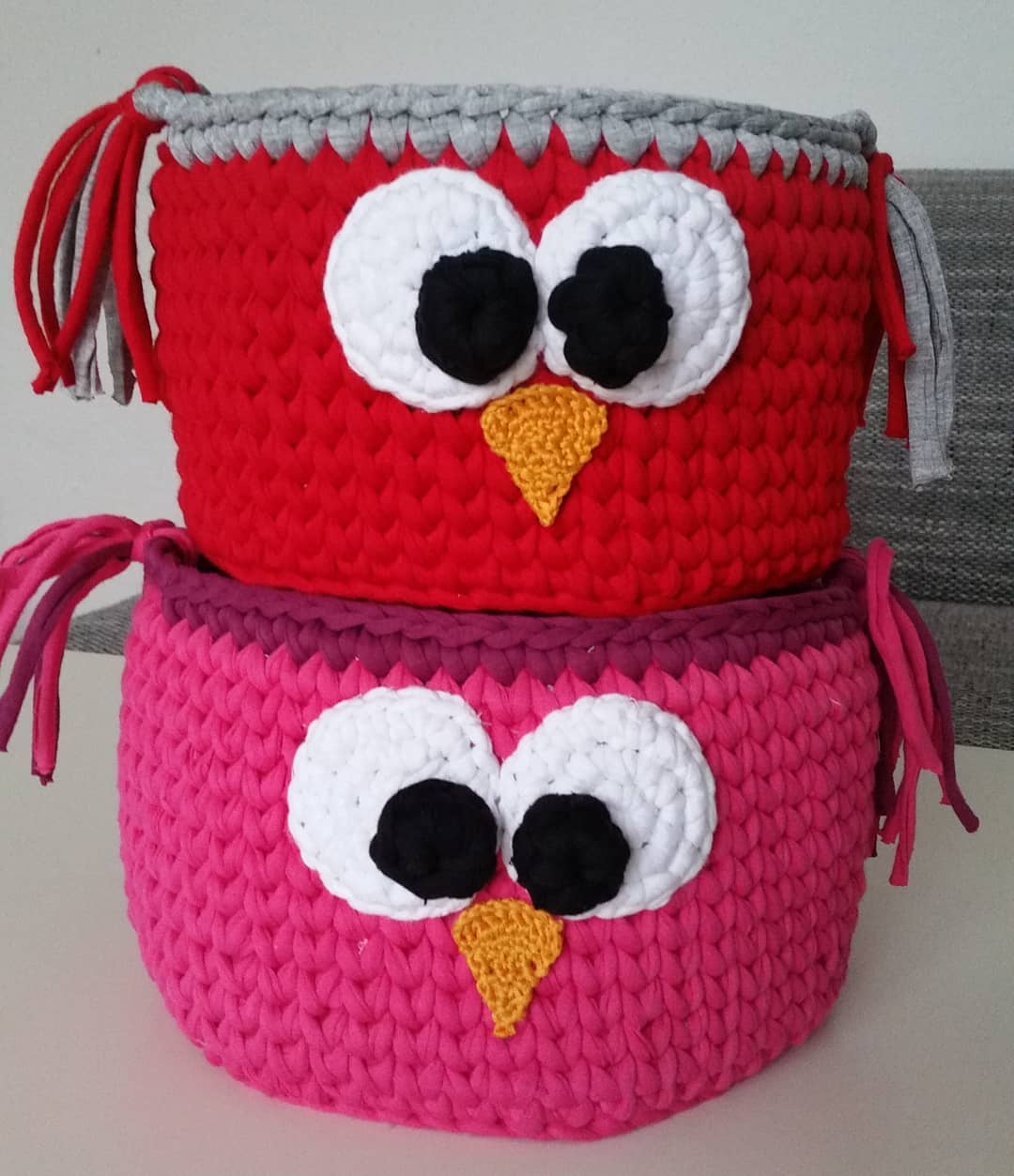 passo a passo olhos amigurumi almofada coruja