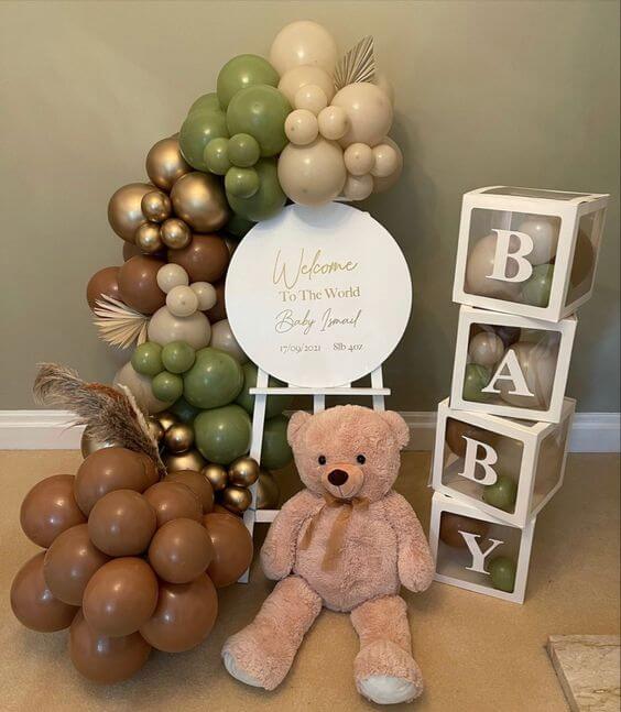ideias criativas decoração cha de bebe simples e barata