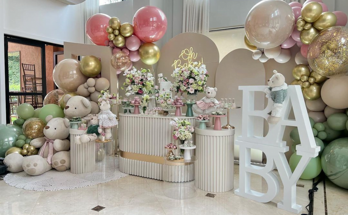 decoracao cha de bebe