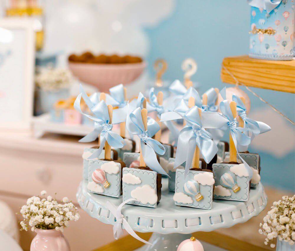 decoração cha de bebe fraldas