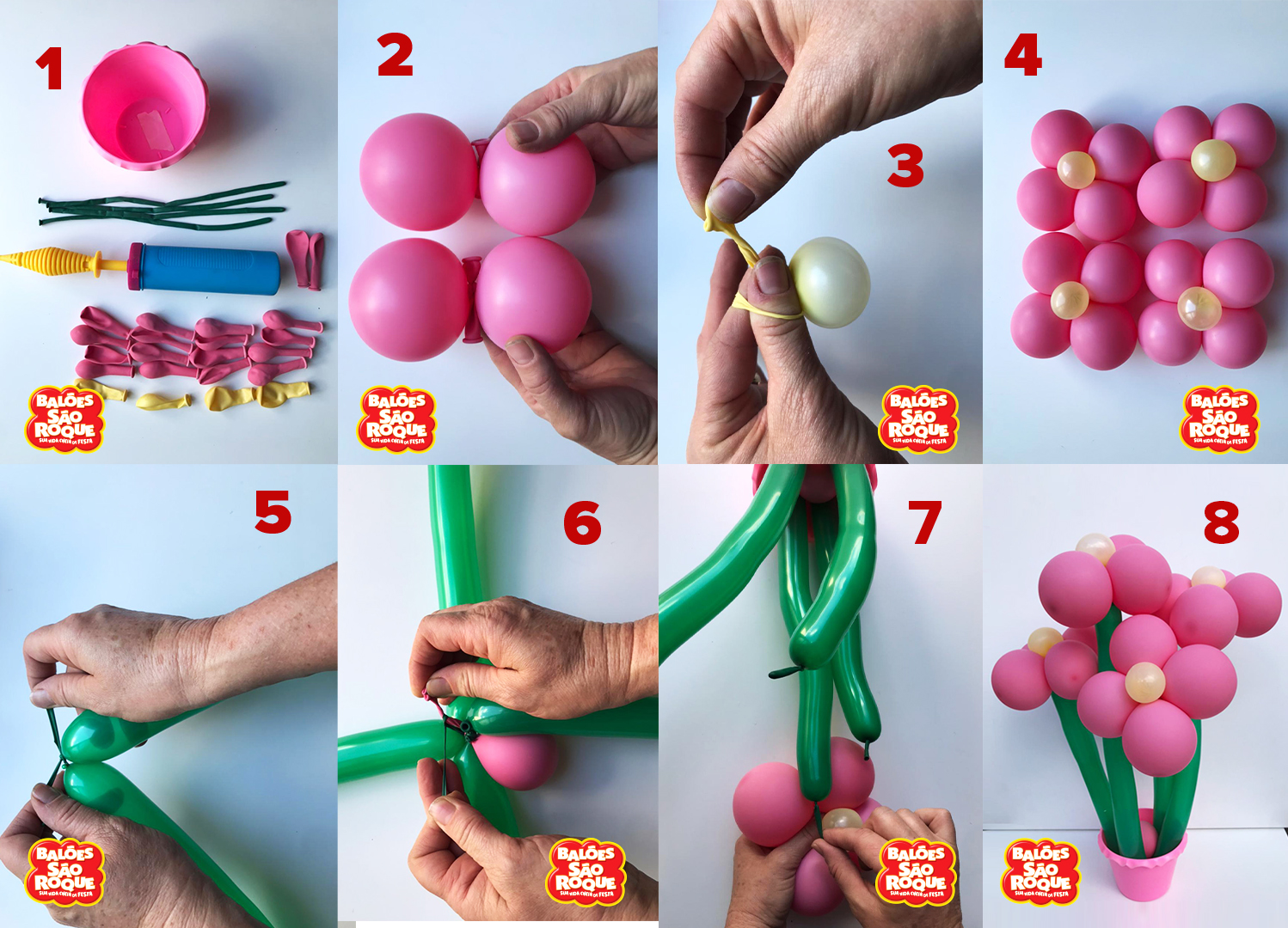 decoração com bolas passo a passo
