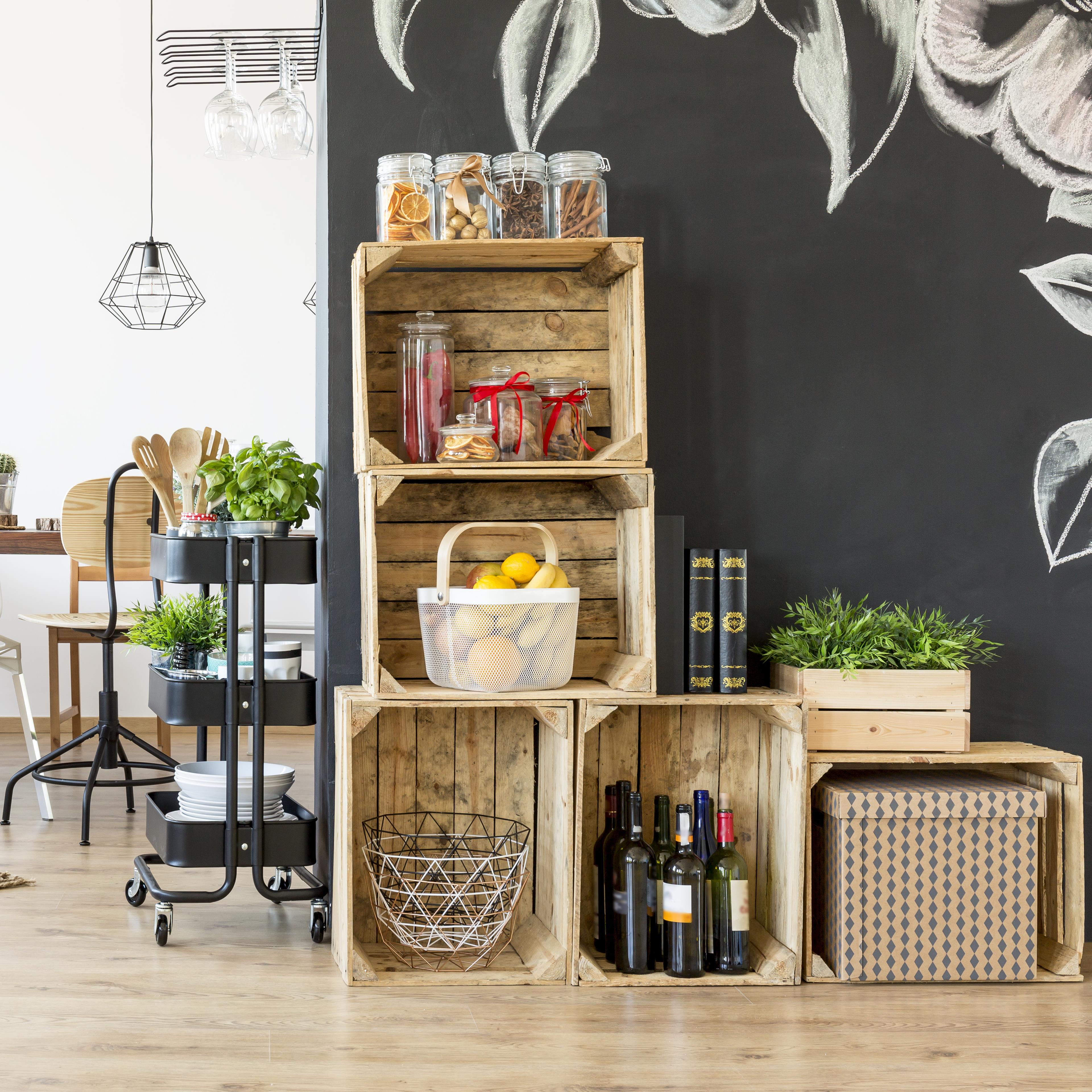 caixa de MDF ou caixote de feira qual escolher para decorar