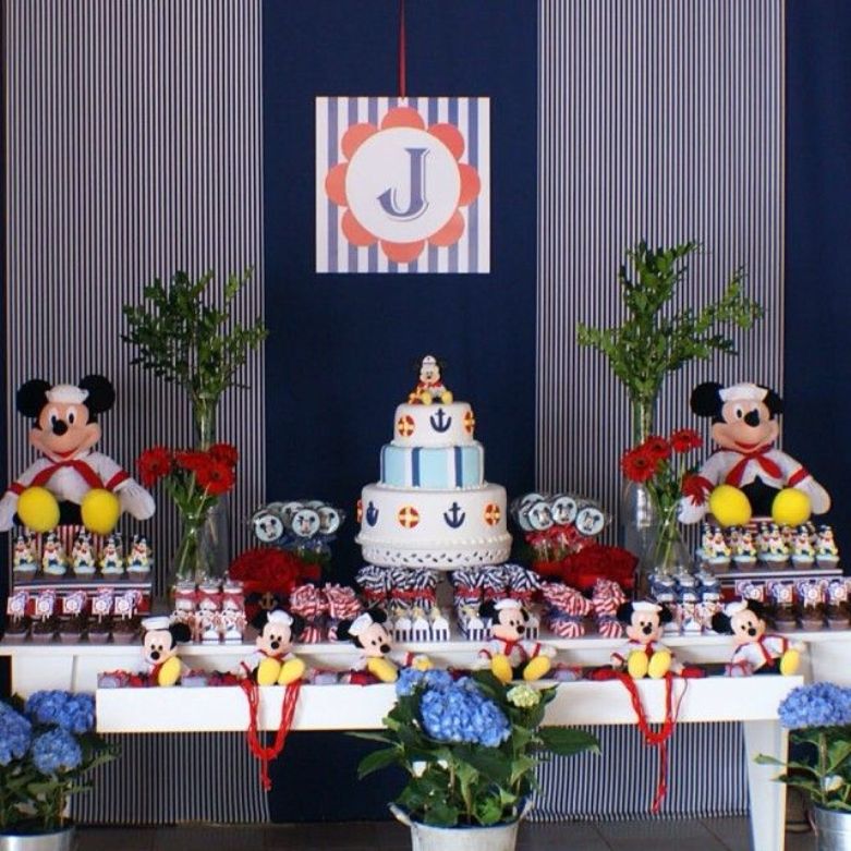 ideias criativas decoração chá de bebê marinheiro