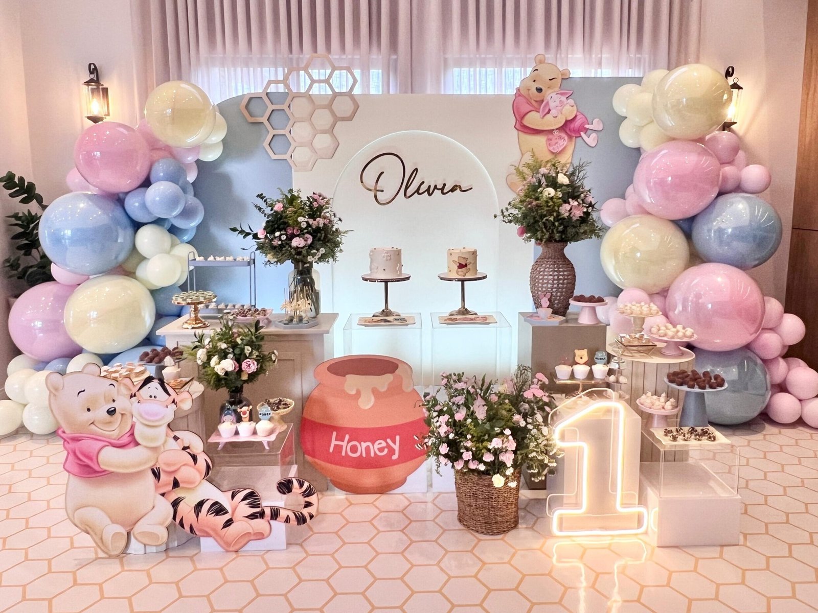 decoração de chá de bebê tema ursinho