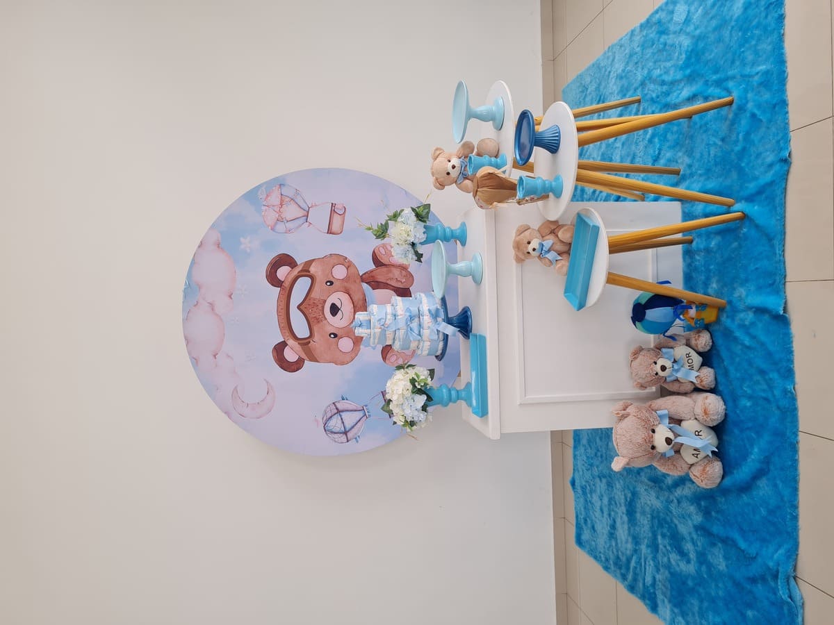 Como Escolher a Paleta de Cores Perfeita para seu Chá de Bebê Ursinho