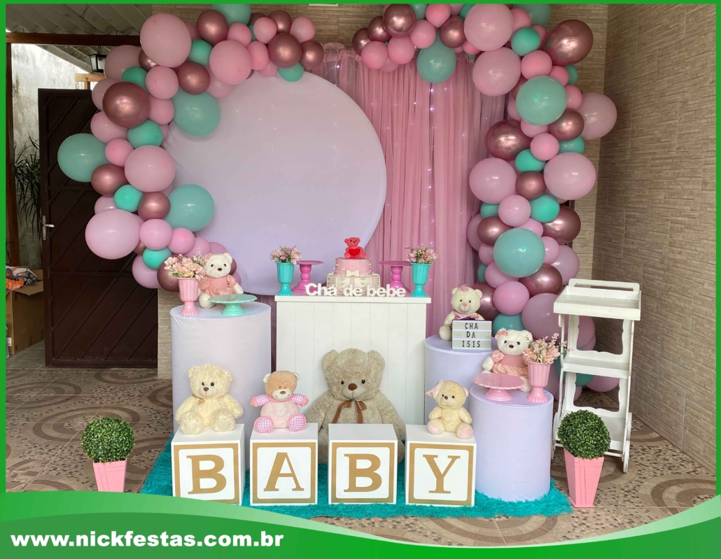 Aluguel ou Compre? Onde Encontrar Decoração de Chá de Bebê Ursinho
