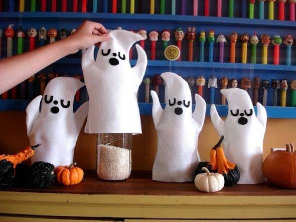 enfeites de halloween fáceis com reciclagem