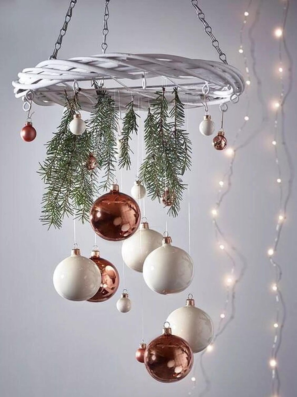 decoracao natal barata e elegante