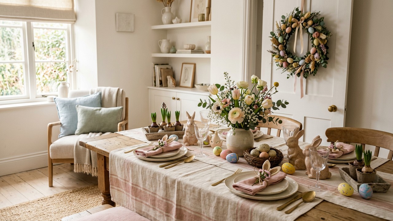DIY: Guirlanda de Páscoa Farmhouse com Galhos Secos