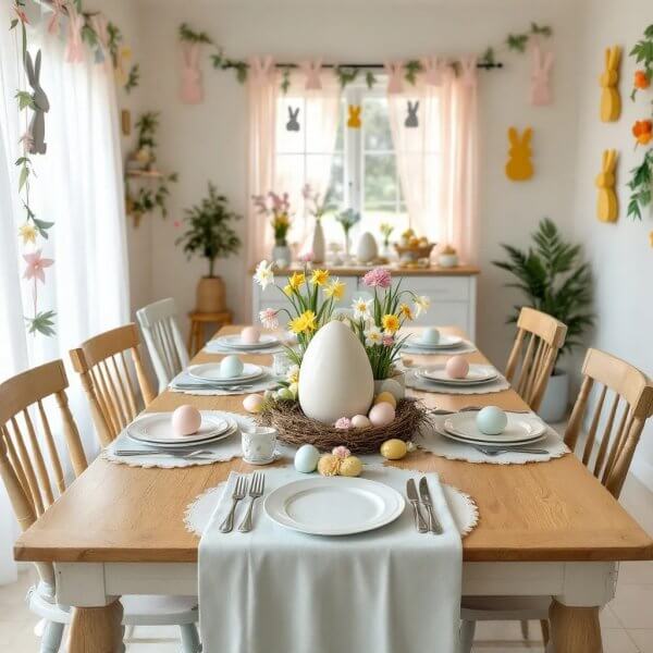 DIY: Guirlanda de Páscoa Farmhouse com Galhos Secos