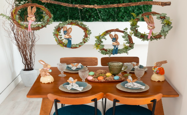decoração de páscoa fácil