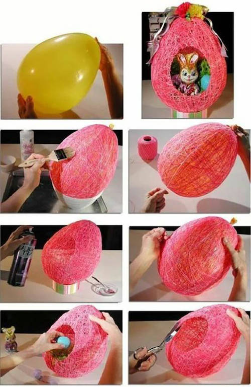 decoração de páscoa barata