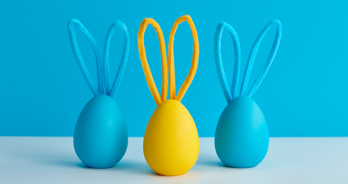 decoração de páscoa infantil simples