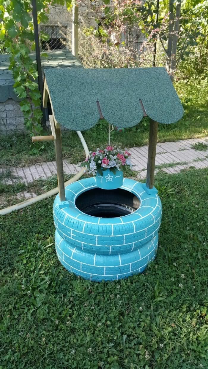 erros comuns ao decorar jardim com pneus