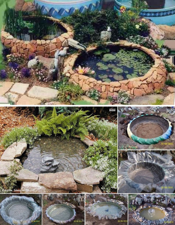 quanto custa decorar jardim com pneus reciclados