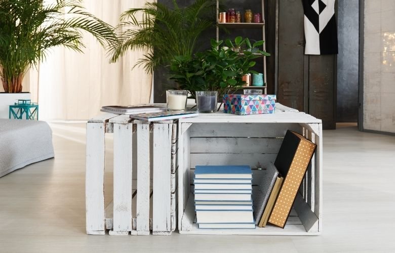 Decoração Sustentável: 10 Ideias para Reutilizar Caixotes no Quarto