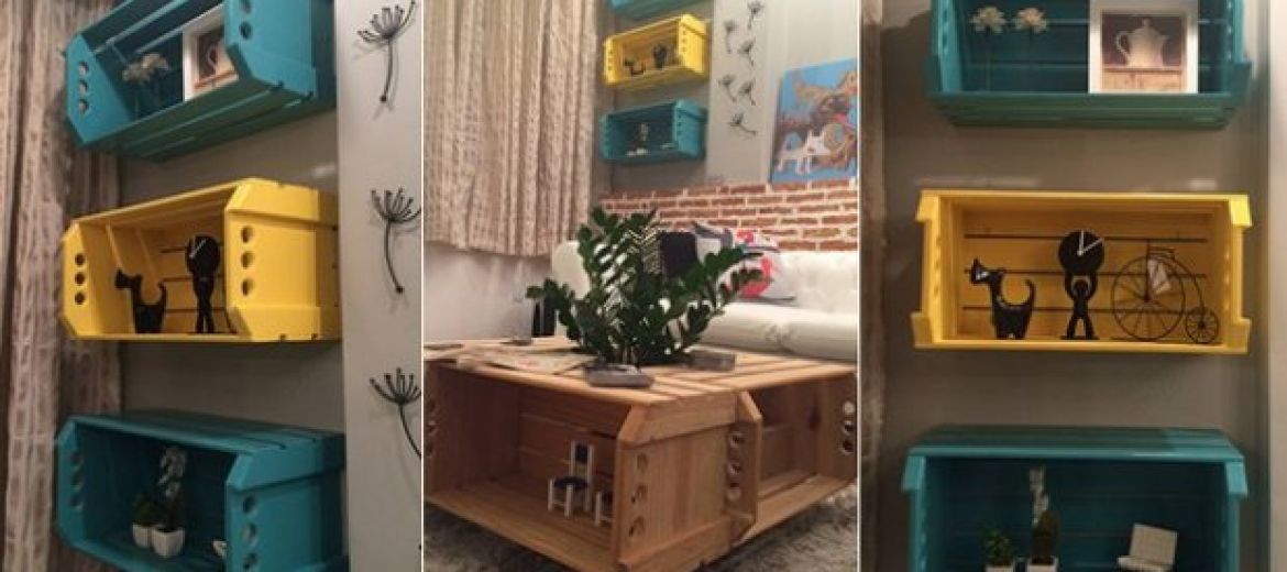 Decoração Sustentável: 10 Ideias para Reutilizar Caixotes no Quarto