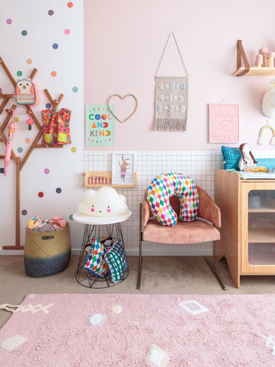 como economizar na decoração quarto de menina