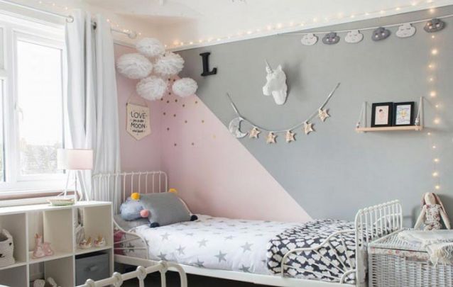 adesivo de parede ou pintura quarto infantil