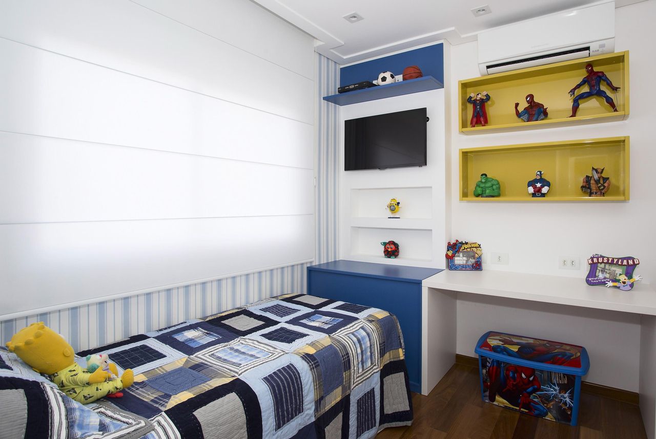 como evitar erros decoração quarto pequeno menino