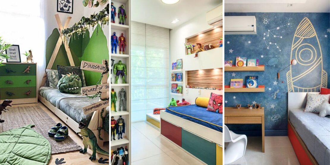quarto montessoriano ou tradicional menino