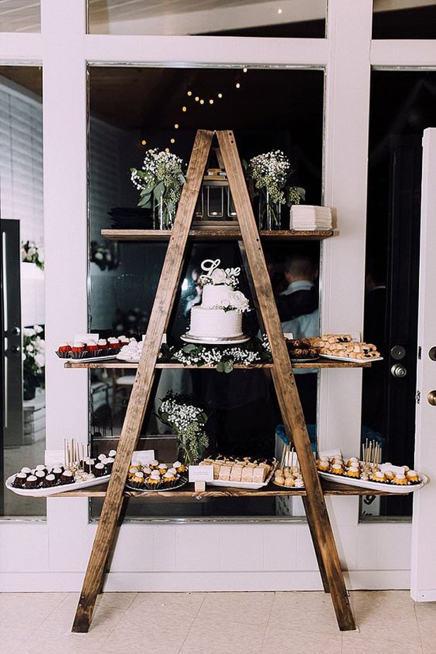 decoração escada casamento