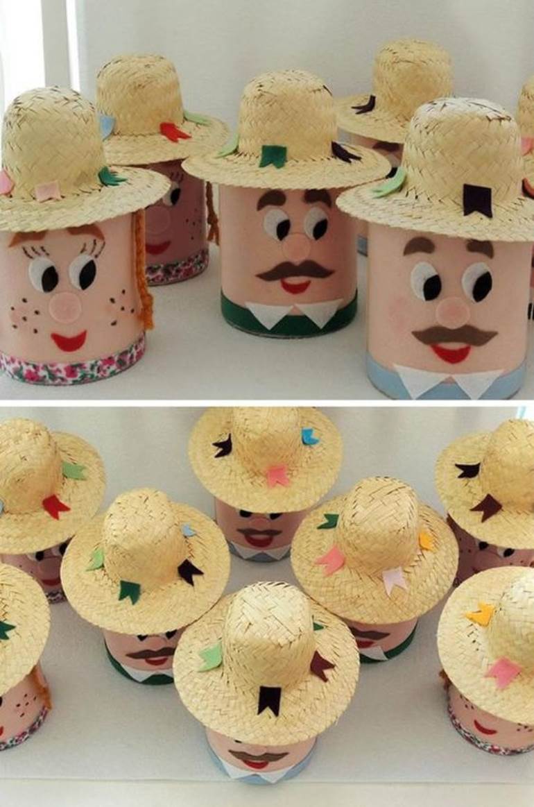 como fazer decoração de festa junina simples e barata