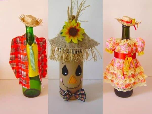 bandeirinhas de festa junina com jornal