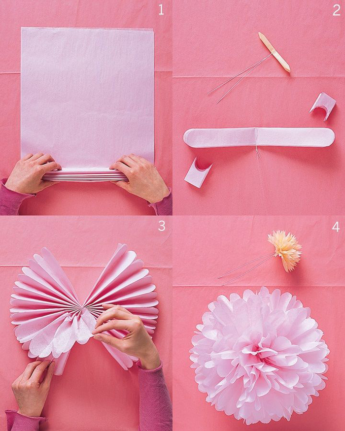 decoração papel seda